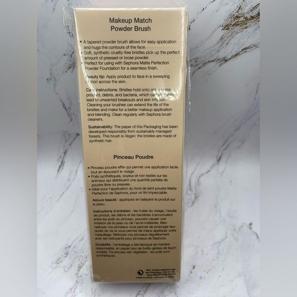 ✨NEW✨SEPHORA COLLECTION Make Up Match Powder Brush - Picture 2 of 6